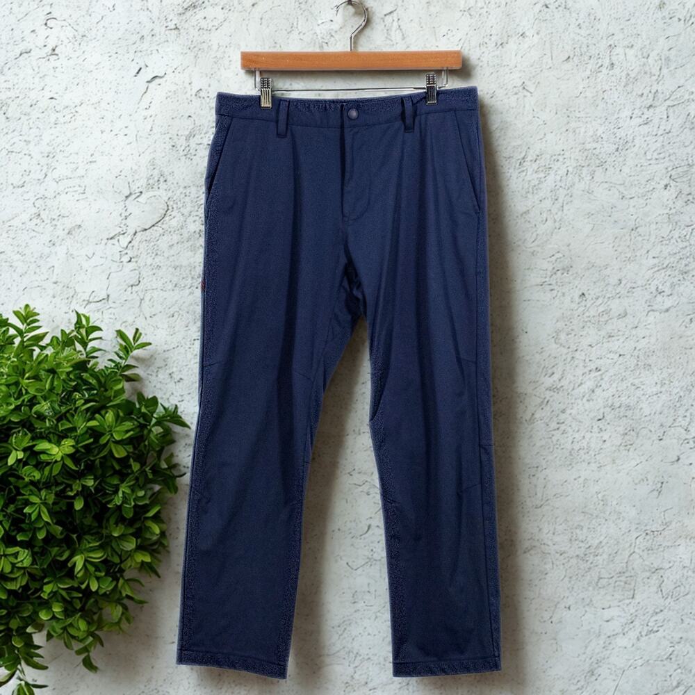 Rhone Commuter Classic Pant Blue 33x27 Performance Stretch Golf Chino NWOT - Picture 8 of 15